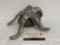 Unique Starfish Statue, Stainless Steel & a Rock, Signed Bruce Holmes 2015 5 x 10 x 9 inches