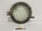 Antique WC Wilcox Crittenden Porthole, Cast Iron, Cracked glass, one brace broken, approx 12 x 10...