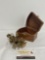 Vintage Brass Sextant in Bronze Banded Wooden Case, made in India