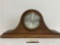 Antique William L Gilbert Clock Company Mantel Time Strike Chime Clock, Wood w/ Brass Movement