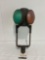 Antique Adlake Non-Sweating Four-Way Signal/Switch Railroad Lantern, Orange/Green, 20 x 8 x 8 inc...