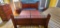 Lovely Mahogany King size pillar style bedframe in good cond - no mattress/box spring