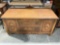 Antique Lovely Walnut? Wood Sideboard w/ Carved Details. Very Good Condition. See pics.