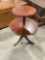 Vintage Sweet Mahogany Wood 2-Tier Side Table w/ Scalloped Pie Crust Edge. See pics.