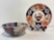 Antique Beautiful Japanese Imari Painted Bowl & Plate. Excellent Condition. See pics.