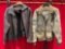 2 pcs Vintage Men's 100% Leather Jackets. Leather World & Global Identity. See pics.