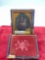 Antique Circa Mid 1800's daguerreotype photo of a little girl dated 1854 see pics