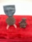 Antique Wyoming Women's Rights Comm Medal w/ribbon (1869-1890) & Metal Tara Buddha Pin