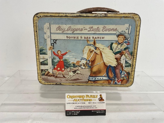 1954 Roy Rogers & Dale Evans Double R Bar Ranch Lunchbox by The American Thermos Bottle Company