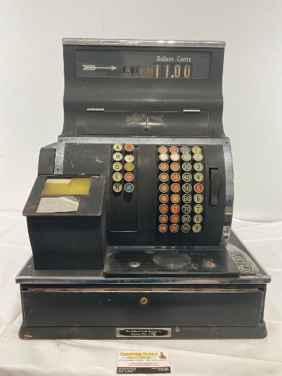 National Cash Register Co Cash Register Size 1088, 23 inches tall