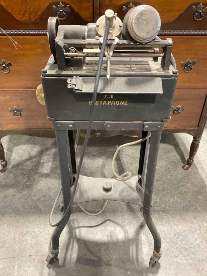 Antique Dictaphone Transcribing Machine Type B Model 10. Untested. Good Condition. See pics.