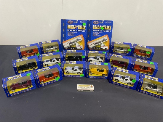 18 Road & Track Power Racer Cars & Highway Haulers, MOPAR, PT Cruisers, Prowlers, Vipers, & more
