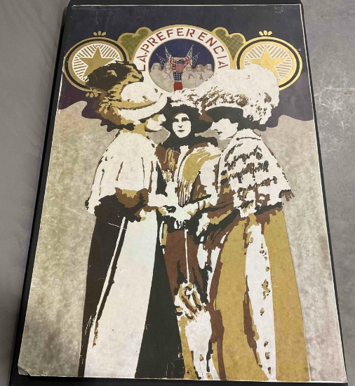 Vintage 70s Lithograph "La Preferencia" Ltd. Ed. 10/25 Signed J. Asquith. 23" x 35" See pics.