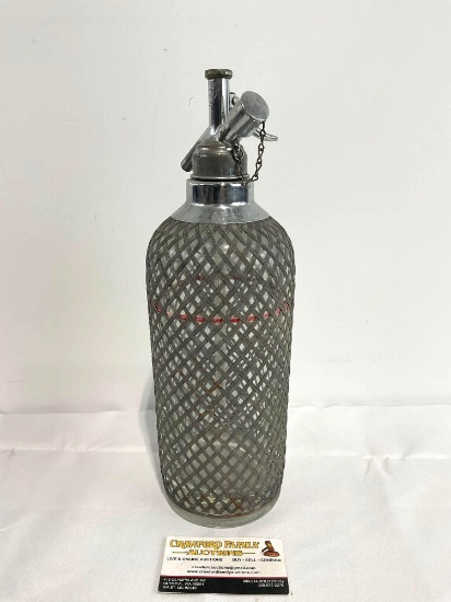 Early 20th Century Seltzer Bottle New York Sparklets Corporation 5D5, 13.5 inches tall