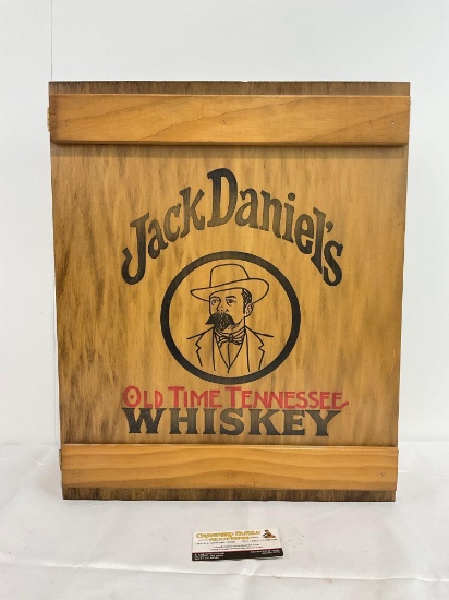 Jack Daniels Old Time Tennessee Whiskey Cabinet, Magnet closure, 19.5 inches tall