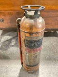 Antique Brass & Copper Guardens Foam Fire Extinguisher. Very Good Condition. See pics.