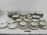 Vintage Hutschenreuther Selb Bavarian China, approx 71 pieces, some missing for a full set