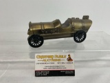 Banthpico Inc Bronze Old Timey Racecar Figurine/Coin Bank, 7 inches long, #32