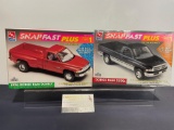 Pair of Model Kits, 1:25 Scale, AMT Snapfast Plus Dodge Ram 2500 & 1996 Dodge Ram Dually
