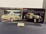 Pair of Model Kits, 1:25 Scale, Monogram Rolls Royce Roadster & 1941 Lincoln Continental Converti...