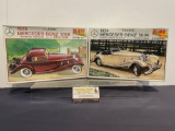 Pair of Model Kits, 1:25 Scale, Jo-Han 1935 Mercedes-Benz 500K & 1934 Mercedes-Benz Special Sport...