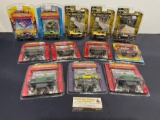 12 Greenlight Muscle Car Garage Model Cars, Dodge Charger, GTX, Road Runner, Cuda