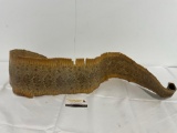 Old Rattlesnake Skin Dried & Flattened, still has rattle, approx 60 inches long