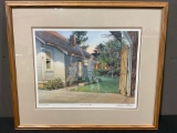 Framed Signed & #d 1306/2500 Litho One on One by Charles L. Petersen, 22h x 26w inches w/COA