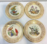 4 pcs Vintage Lenox Ltd. Ed. Boehm Bird Ceramic Plates. Excellent Condition. See pics.