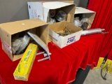 Uncounted Vintage 1940s Ford Truck Parts & Replacements. Muffler, Car Lights & More! See pics.