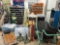 Large selection of assorted tools, Bins Full Nuts & Bolts , Rolling metal wire feed etc...
