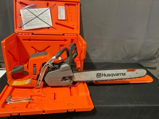 Husqvarna AutoTune 550XP Mark II Chainsaw, 50cc engine, X-Force Blade w ...