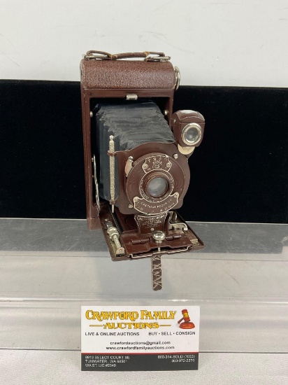 1930s Eastman Kodak Co. No.1 Pocket Kodak, in brown finish, uses 127 film