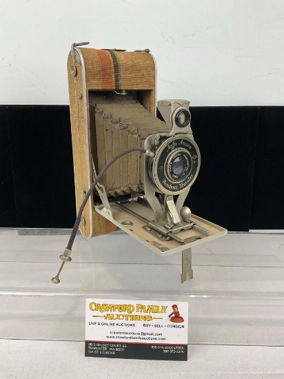 Early 20th Century 1930s Agfa Ansco Readyset Traveler w/Antar Lens, uses 116 roll film