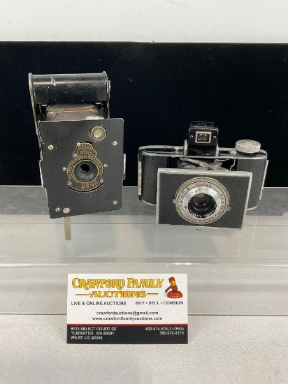 Kodak Flash Bantam w/48mm Kodak Anastar Lens & Vest Pocket Autographic Camera