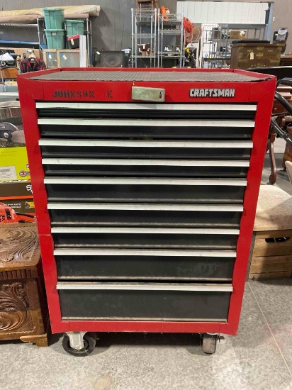Craftsman 9-Drawer Rolling Tool Chest w/ Contents, incl. Craftsman Tools & Much More!