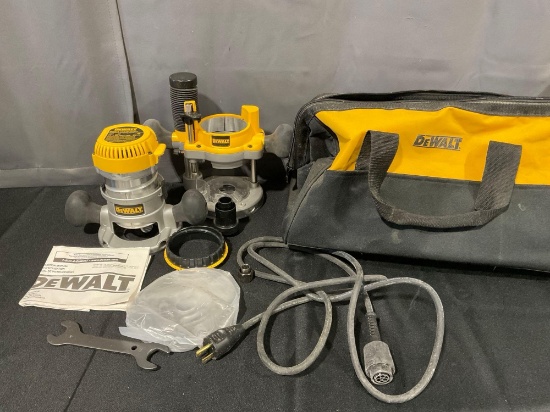 DeWalt DW618 2 1/4 HP Electronic Router w/Plunge Base, & Nylon Case