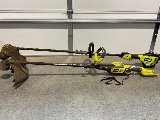 Ryobi RY40002 & RY402011VNM String Trimmers, w/40w battery