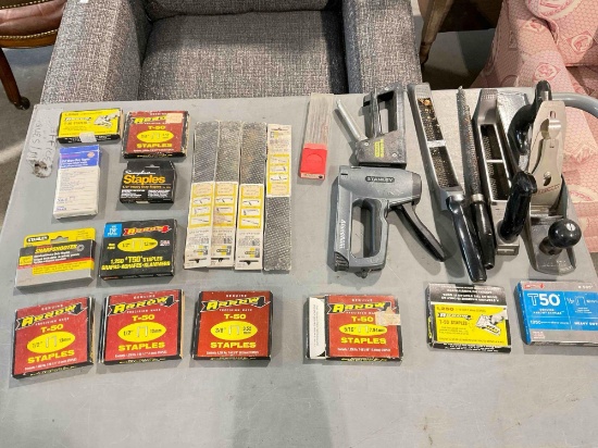 23 pcs Hand Tools & Supplies Assortment, incl. Handyman Planer, Stanley Stapler & More! See pics.