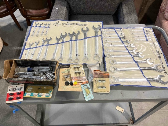 10 pcs Hand Tools & Supplies, incl. 2x Cummins 14pc Combination Wrench Sets & More! See pics.