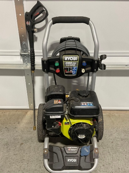Ryobi model RY80544 3100 PSI 2.5 GPM Power Washer w/wand, 4 nozzles