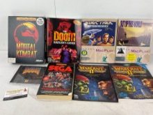 Variety of PC Games, Mortal Kombat, Ultimate Doom, Star Trek 25th Anni & Out Of This World, w/Books