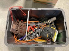 Tote Containing Uncounted Clamps, Propane Torch, Tool Holders & More! See pics for condition.