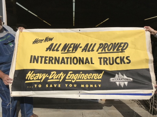 International Truck Dealership Banner