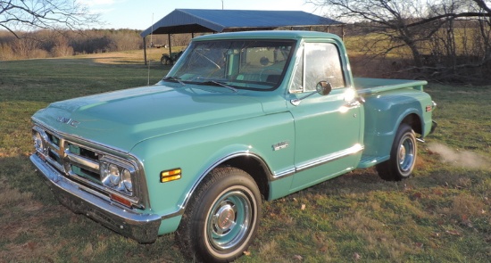 1968 Restored GMC Custom Stepside Pick Up Truck