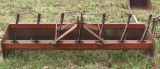 6 Foot 3 Point Hitch Box Blade with Teeth