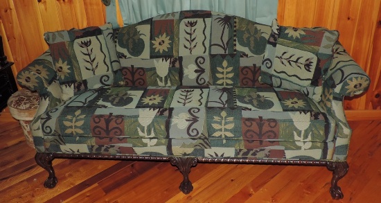 Nice Antique Couch with Ball and Claw Feet