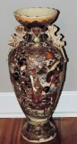 Large Decorated Satsuma Vase