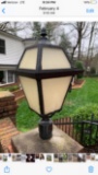 Lot of (5) Out door Metal and Glass Porch Lights