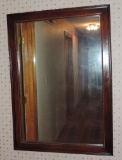 Vintage Wood Wall Mirror